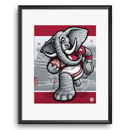 "Roll!" Alabama Football Limited Edition Print
