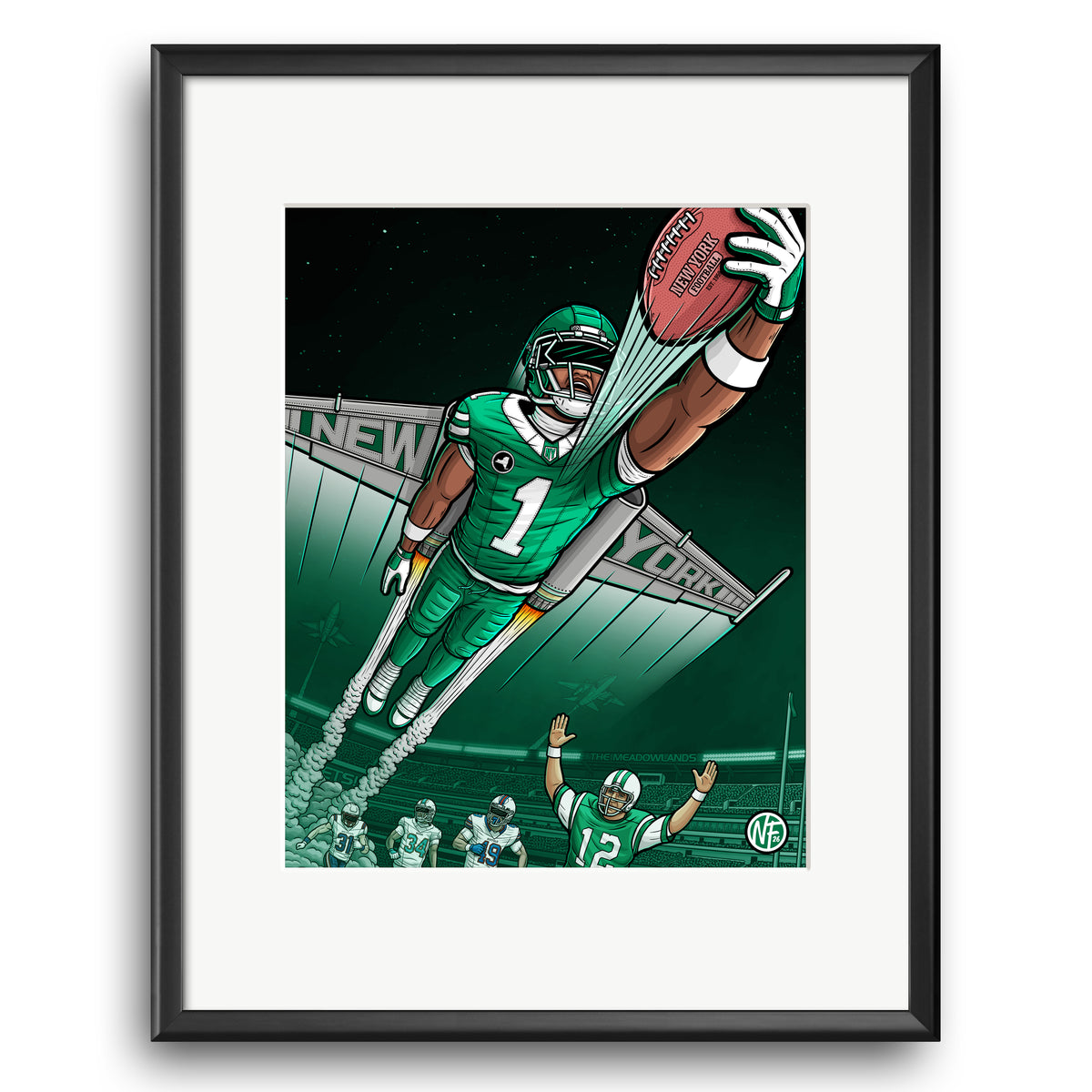 "Liftoff!" New York Football Print