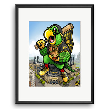 "Let's Go Bucs!" Pittsburgh Baseball Limited Edition Print