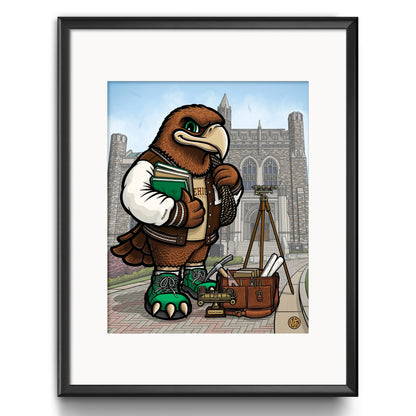 "The Brown and White" Lehigh University Limited Edition Print - Nick Fasnacht Illustration & Design