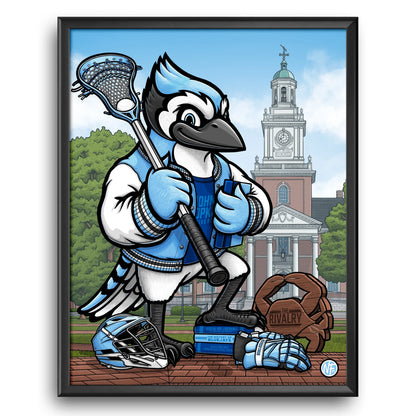 "We Want More!" Johns Hopkins University Limited Edition Print - Nick Fasnacht Illustration & Design