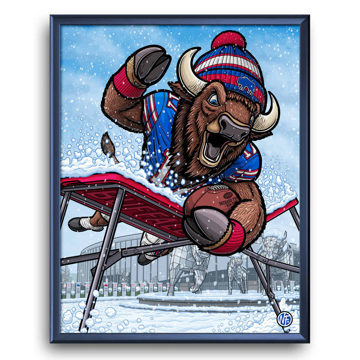 "Tradition" Buffalo Football Print