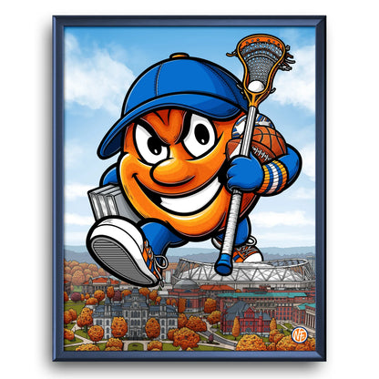 "Orange" Syracuse University Limited Edition Print - Nick Fasnacht Illustration & Design