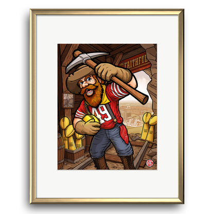"The Faithful" San Francisco Football Print