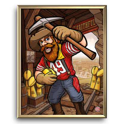 "The Faithful" San Francisco Football Print