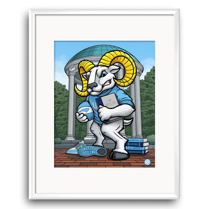 "Light and Liberty" University of North Carolina Limited Edition Print - Nick Fasnacht Illustration & Design