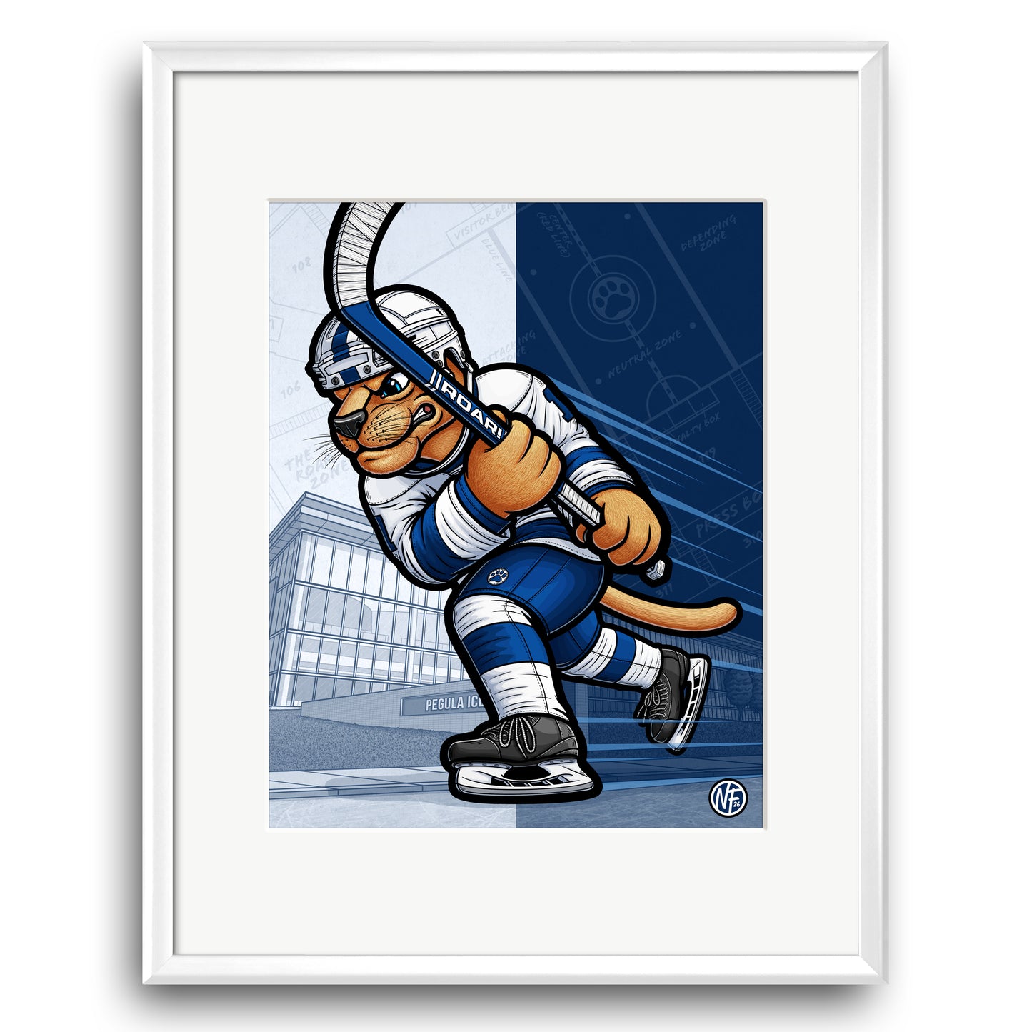 "ROAR!" Penn State Ice Hockey Limited Edition Print