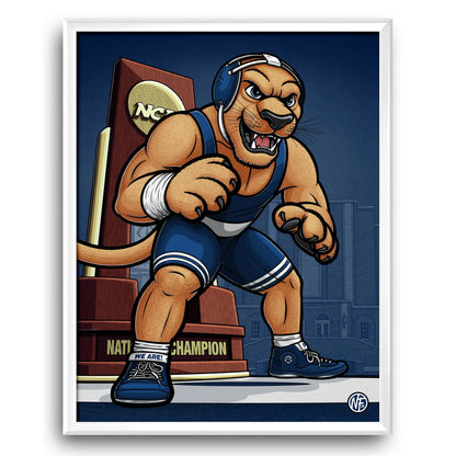 "Dynasty" Penn State Wrestling Limited Edition Print - Nick Fasnacht Illustration & Design