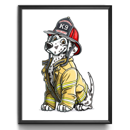"Spot" Dalmation Limited Edition Print - Nick Fasnacht Illustration & Design