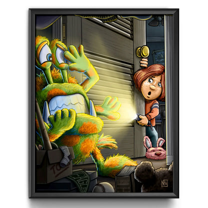 "Closet Monster" Limited Edition Print - Nick Fasnacht Illustration & Design