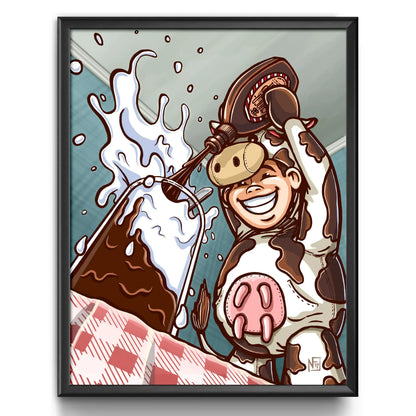 "Chocolate Milk" Limited Edition Print - Nick Fasnacht Illustration & Design