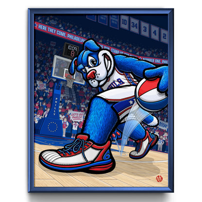 "Here They Come" Philadelphia Basketball Limited Edition Print - Nick Fasnacht Illustration & Design