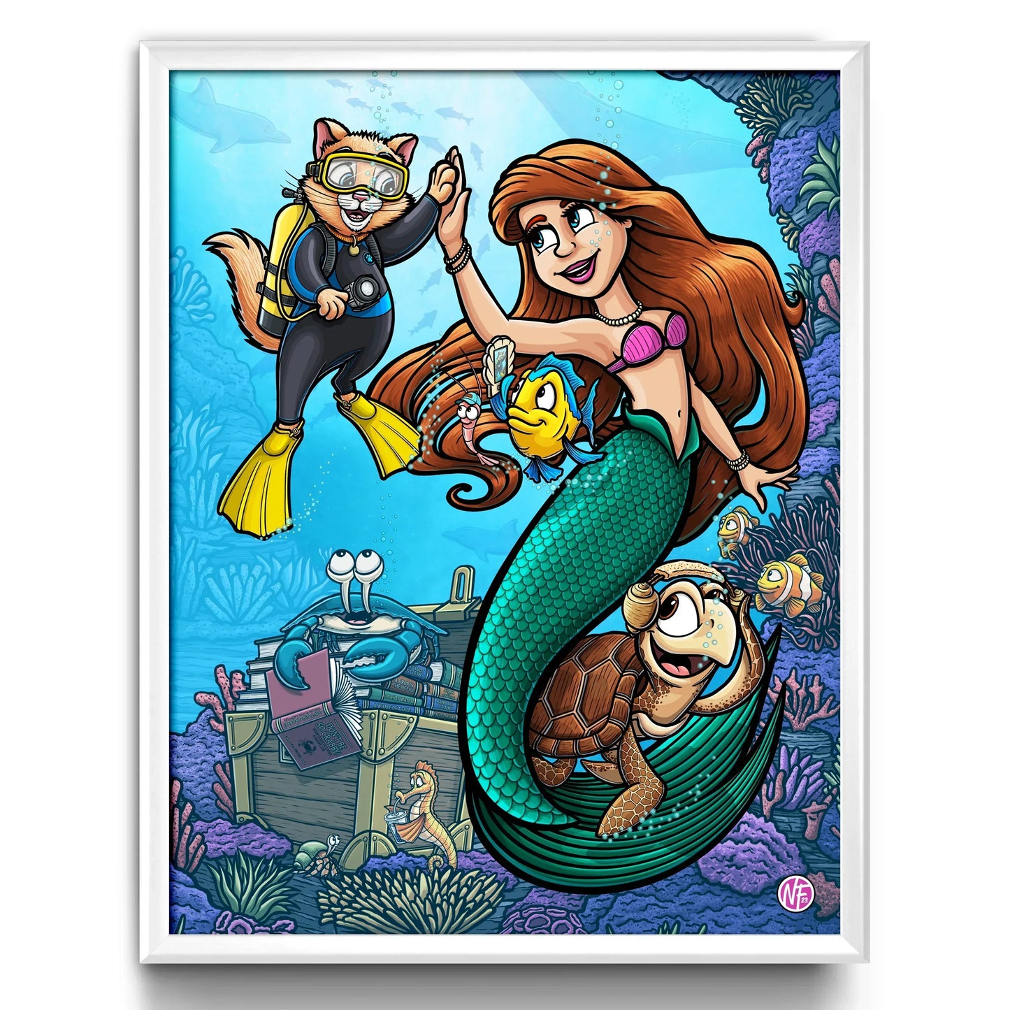 "Seas The Day" Limited Edition Print - Nick Fasnacht Illustration & Design