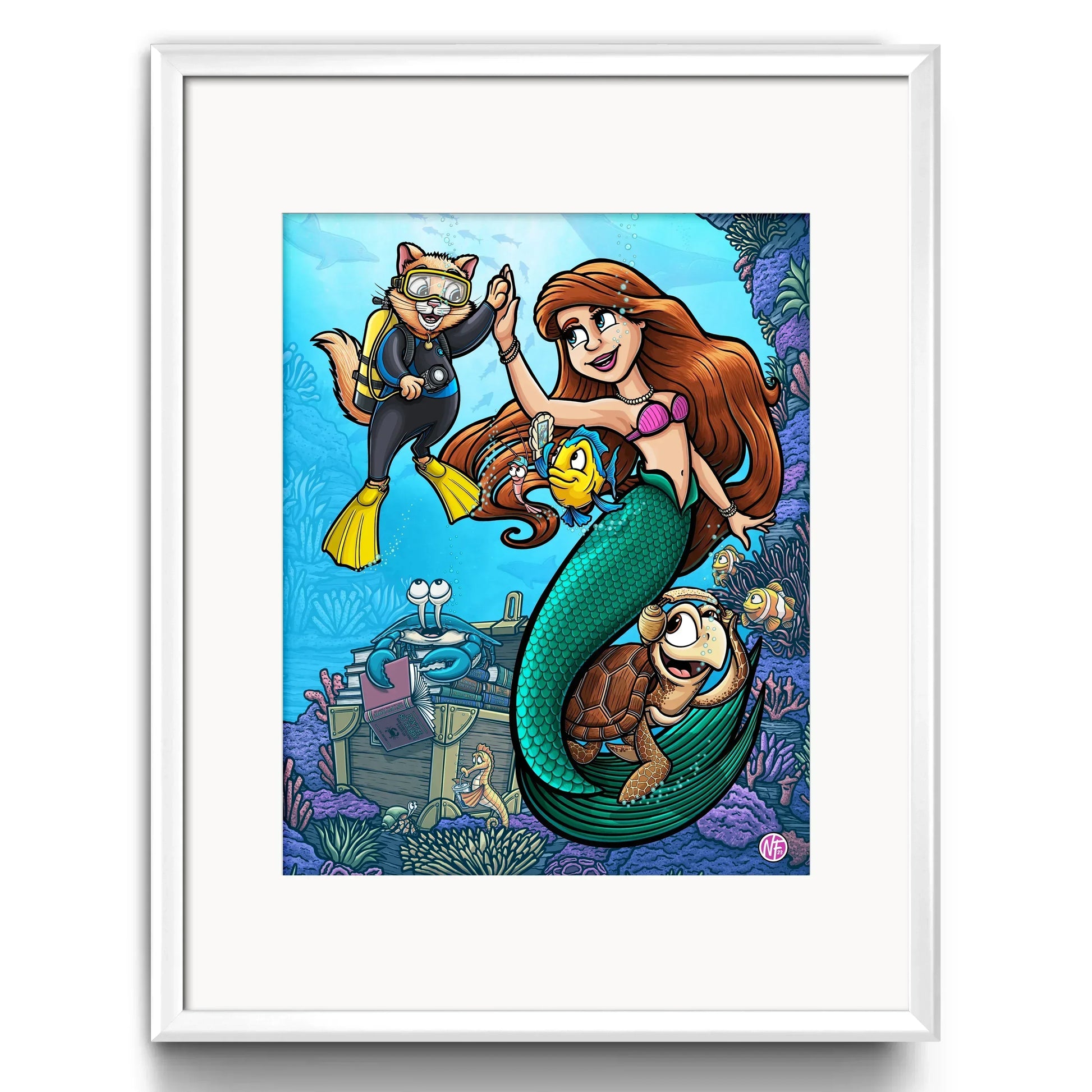 "Seas The Day" Limited Edition Print - Nick Fasnacht Illustration & Design