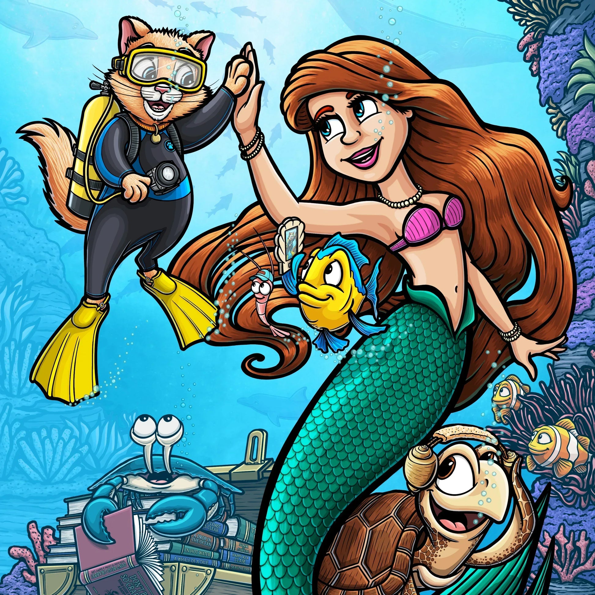 "Seas The Day" Limited Edition Print - Nick Fasnacht Illustration & Design