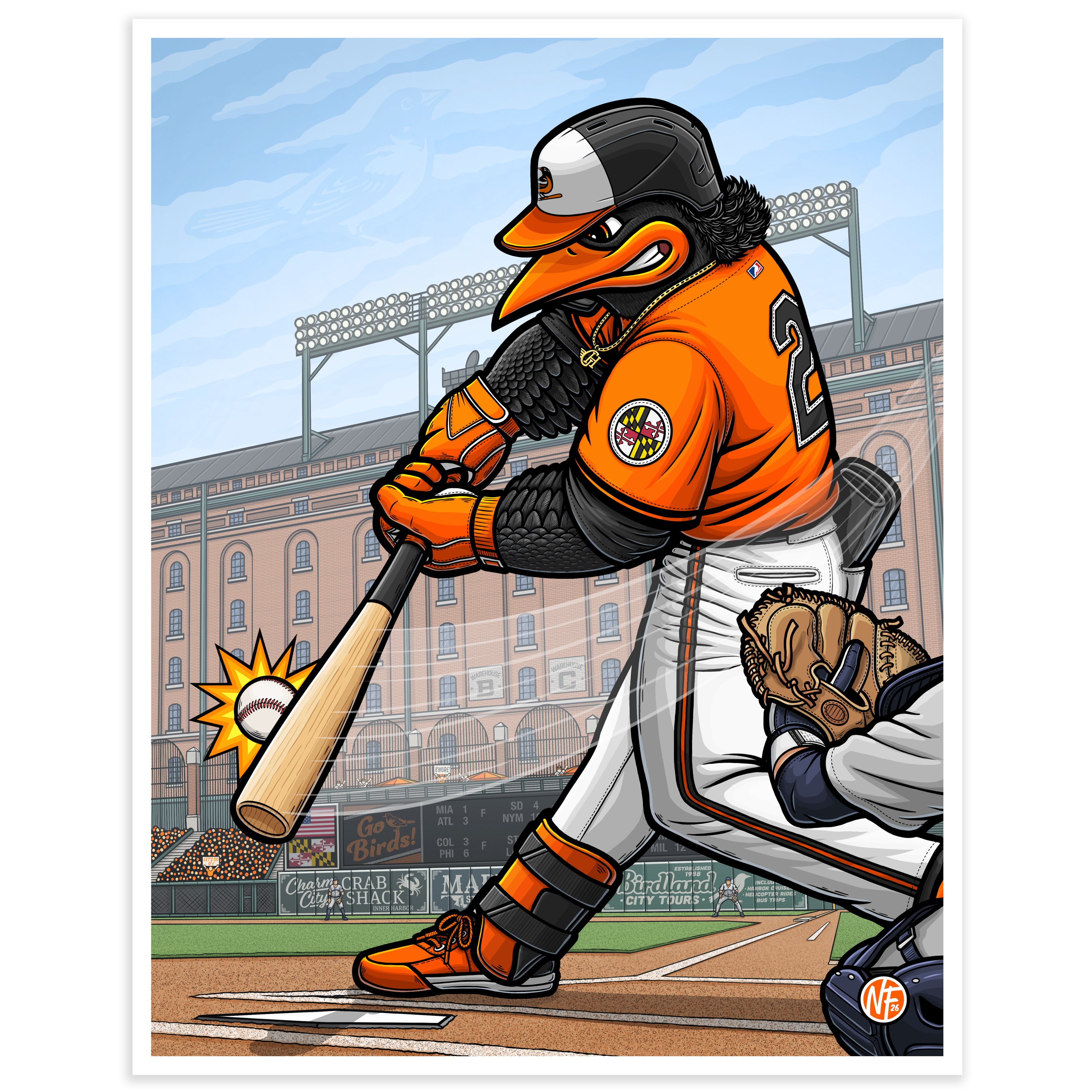 Baltimore Sports Prints – Nick Fasnacht Illustration & Design