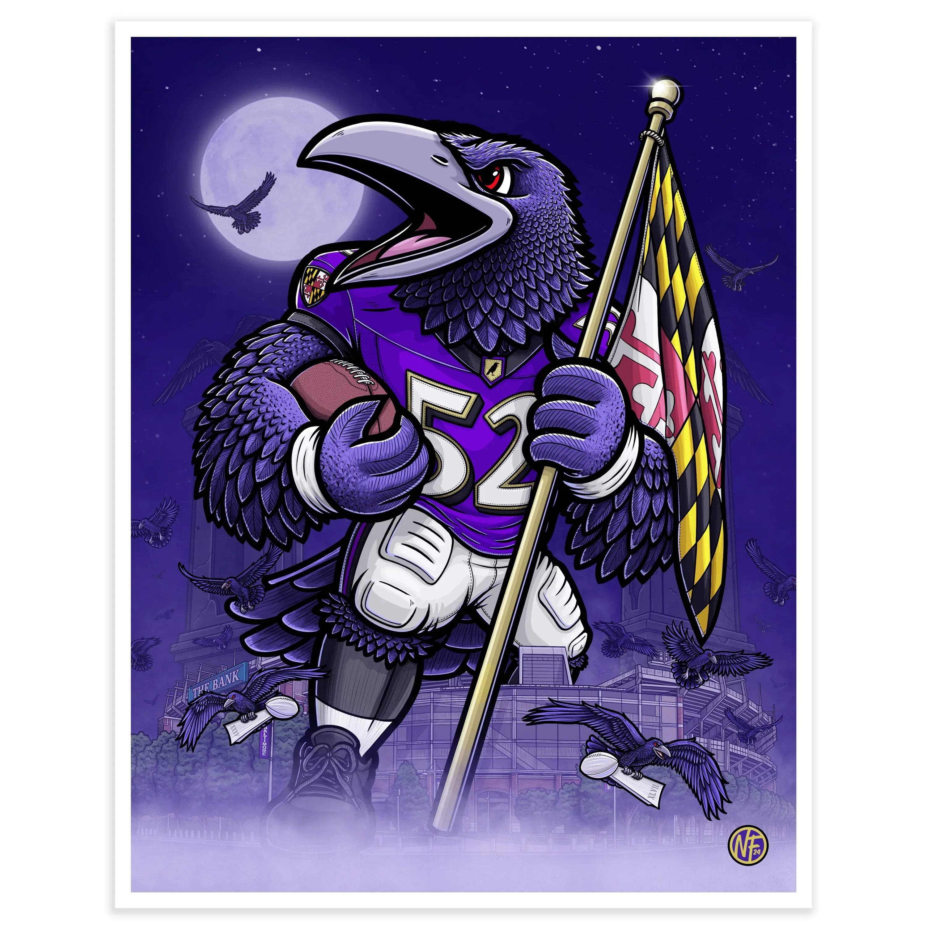 Baltimore Sports Prints – Nick Fasnacht Illustration & Design