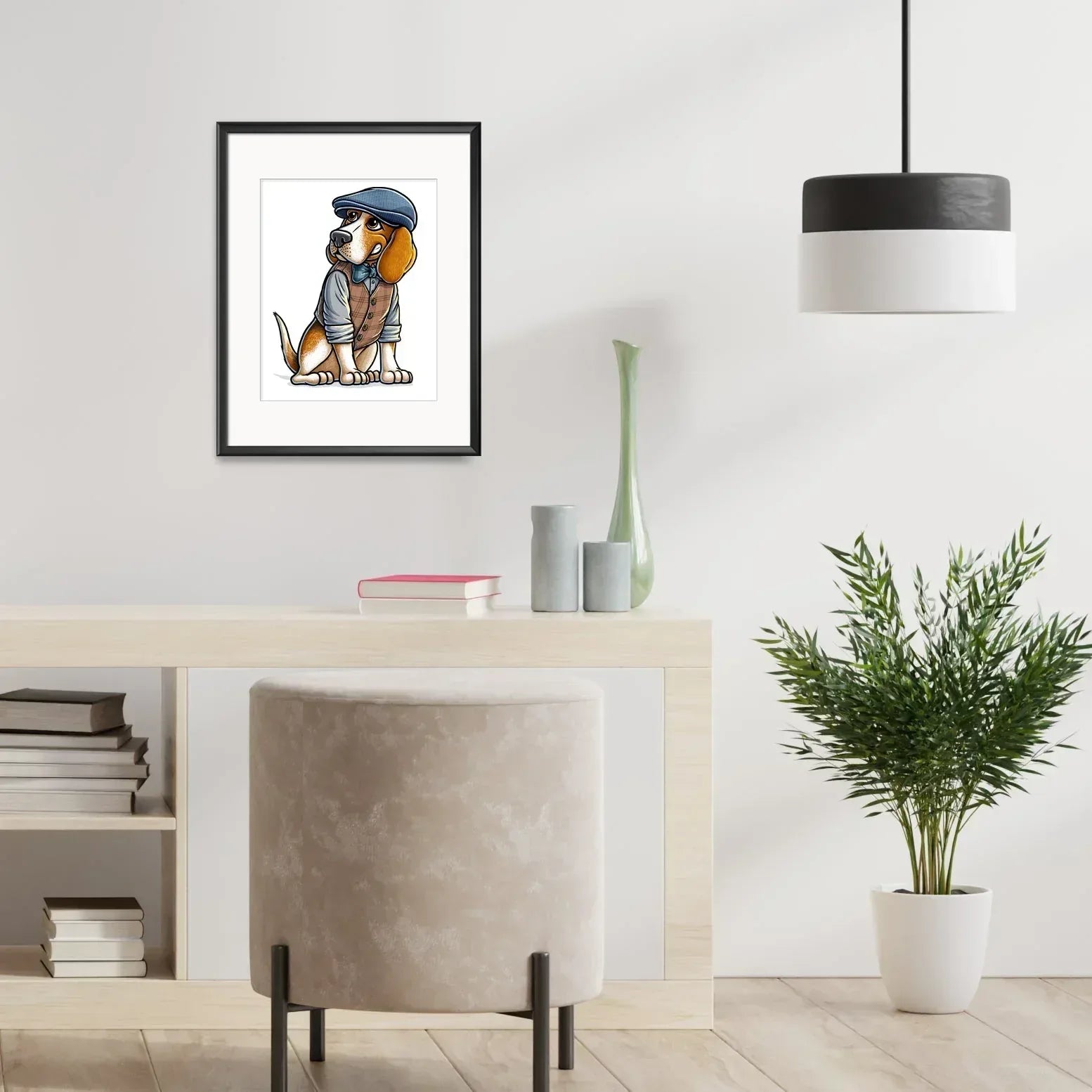 "Dapper" Beagle Limited Edition Print - Nick Fasnacht Illustration & Design