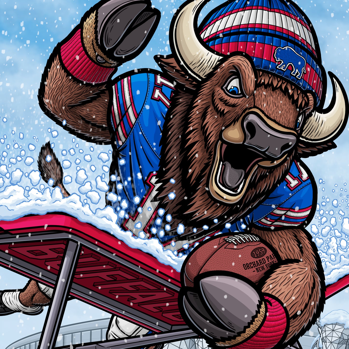 "Tradition" Buffalo Football Print