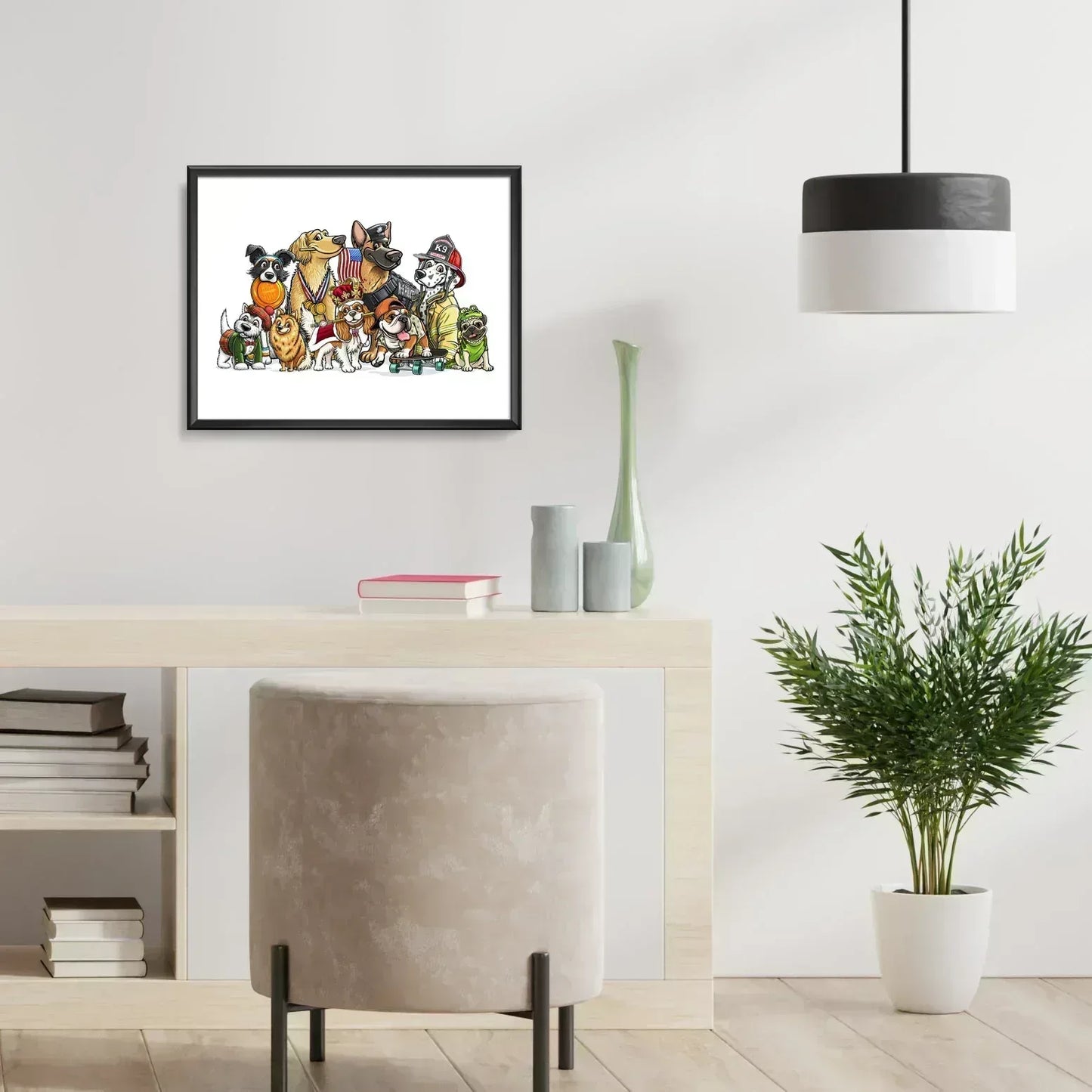 "CaNINE II" Dog Limited Edition Print - Nick Fasnacht Illustration & Design