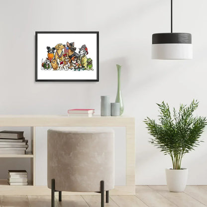 "CaNINE II" Dog Limited Edition Print - Nick Fasnacht Illustration & Design