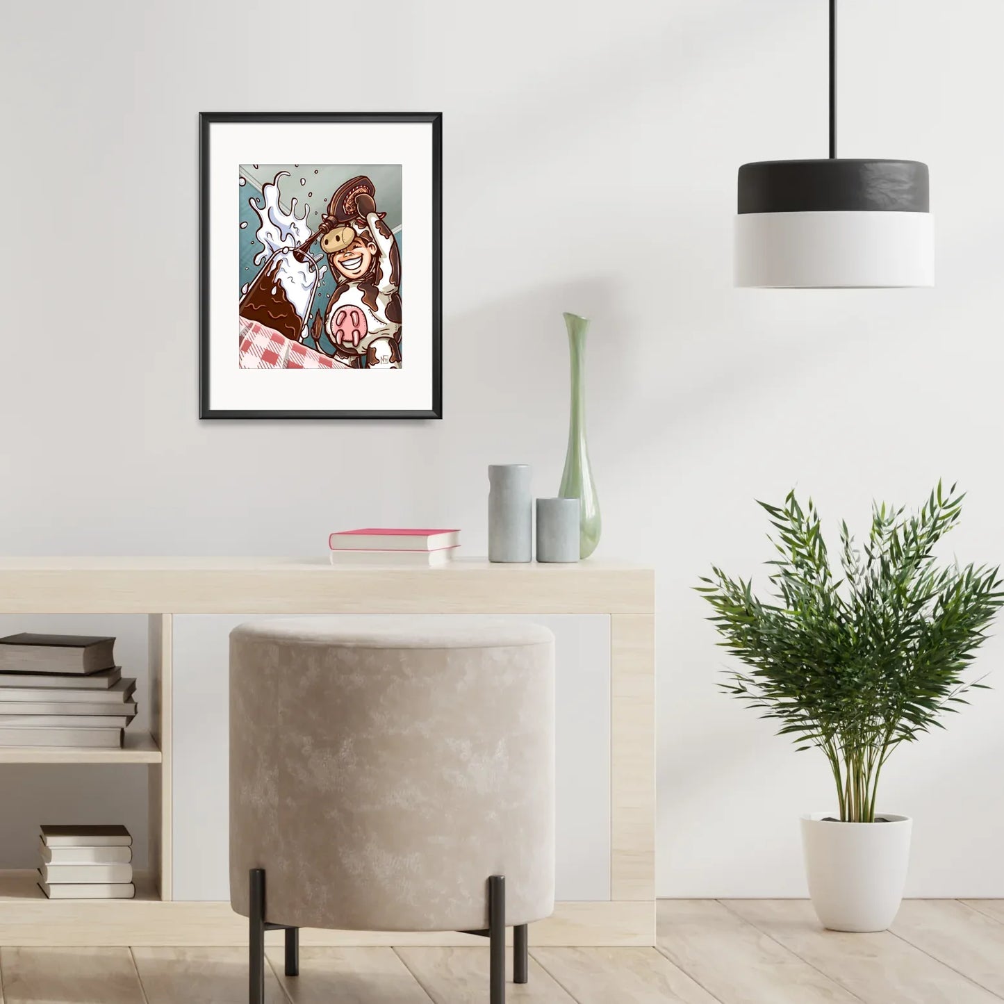 "Chocolate Milk" Limited Edition Print - Nick Fasnacht Illustration & Design