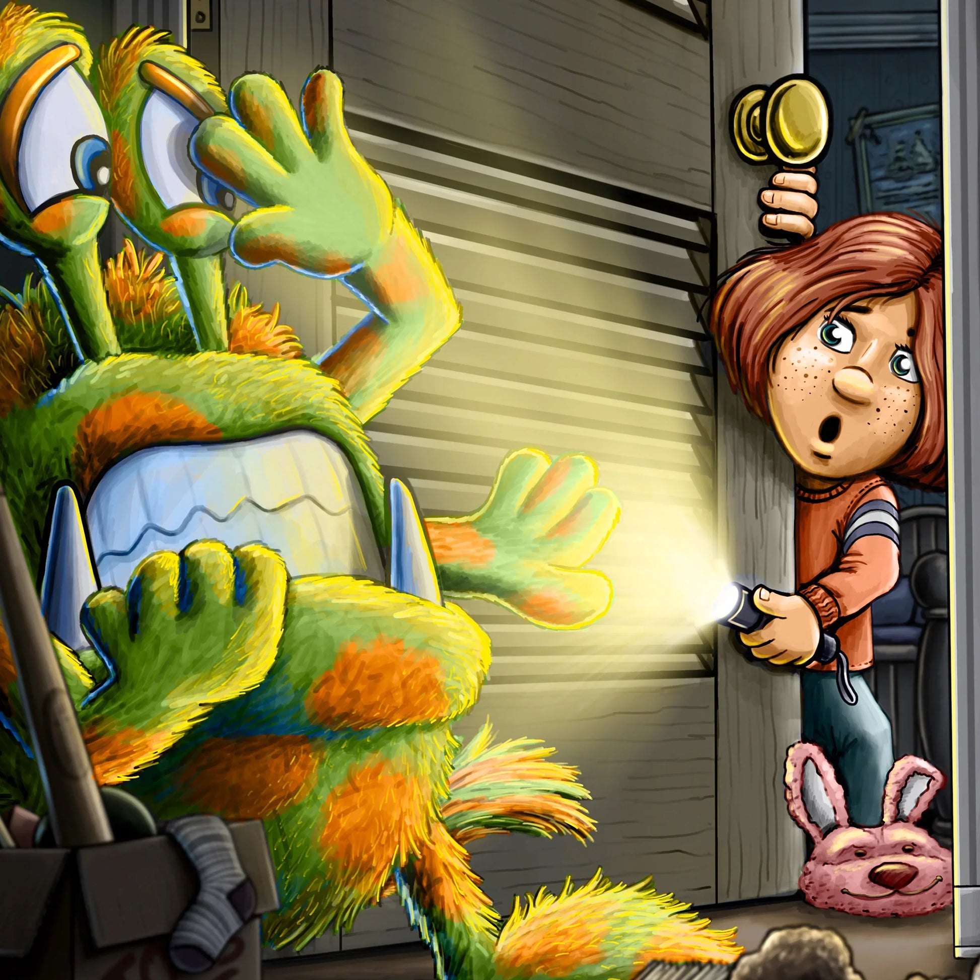 "Closet Monster" Limited Edition Print - Nick Fasnacht Illustration & Design