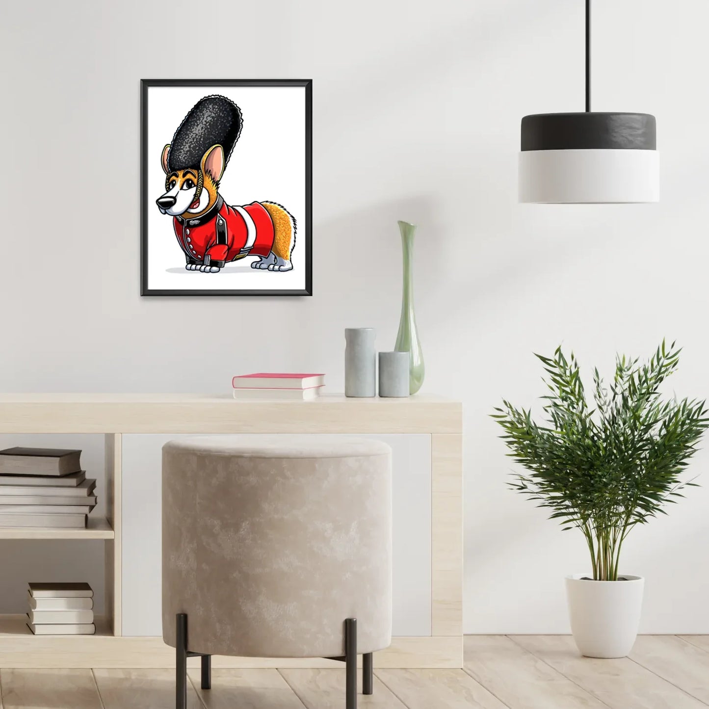 "The Queen's Corgi" Corgi Limited Edition Print - Nick Fasnacht Illustration & Design
