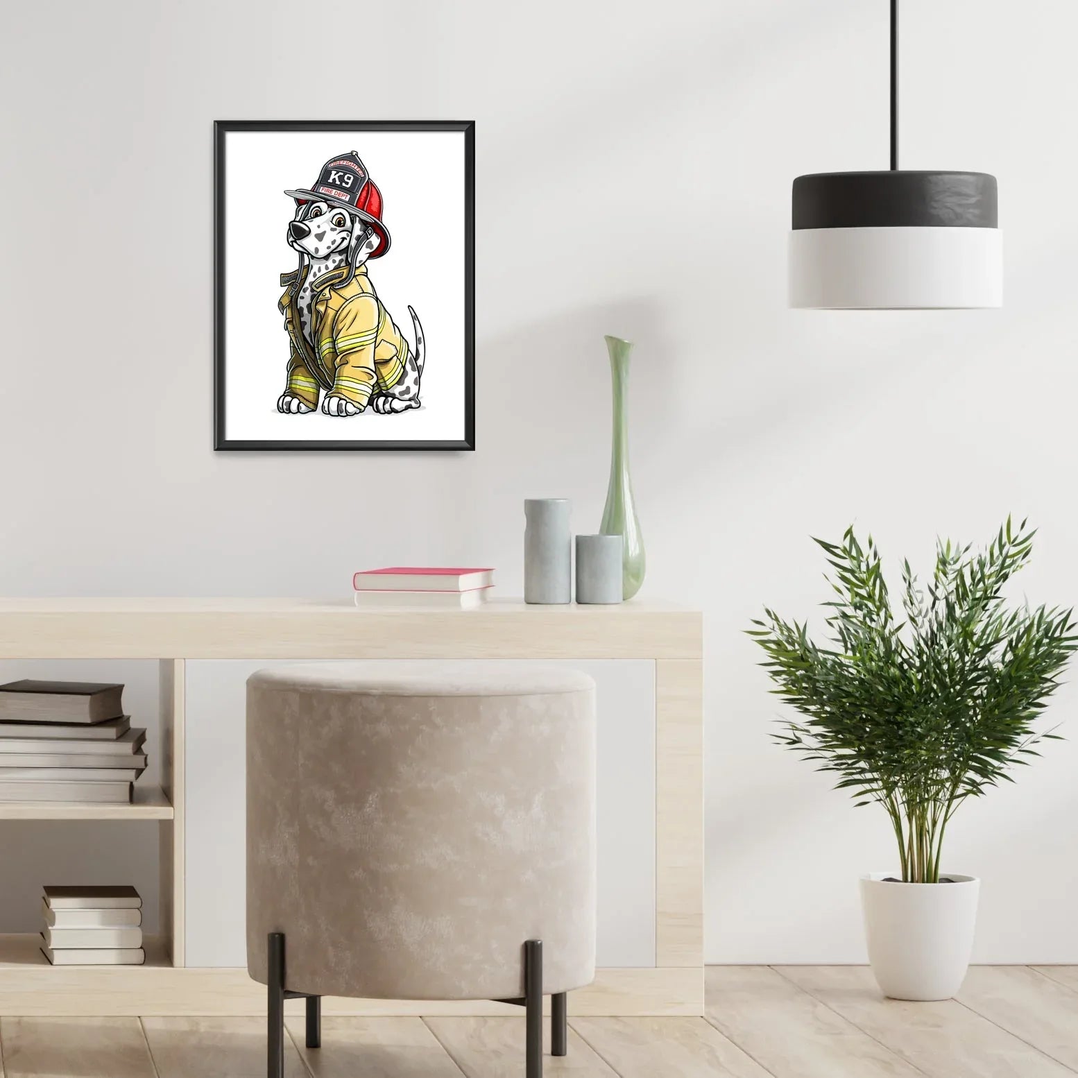 "Spot" Dalmation Limited Edition Print - Nick Fasnacht Illustration & Design