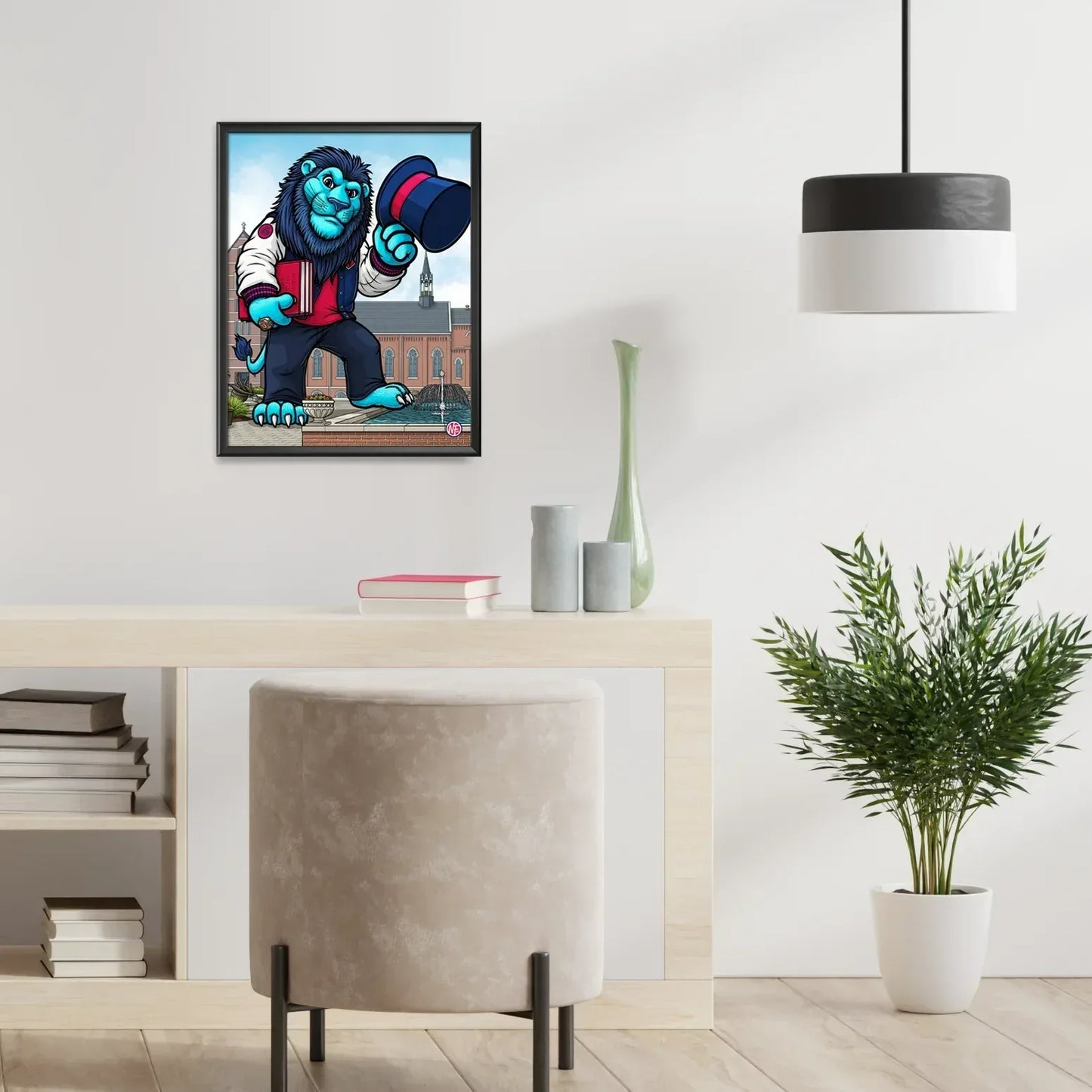 "The Bluff" Duquesne University Limited Edition Print - Nick Fasnacht Illustration & Design