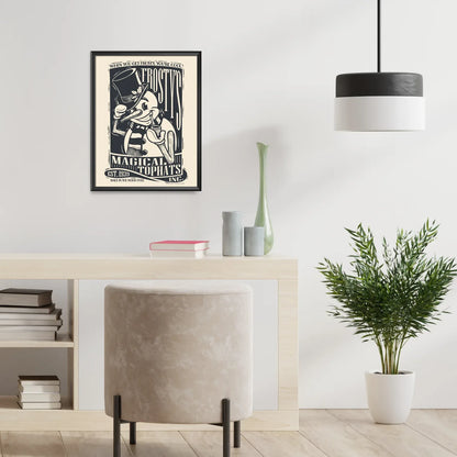 "Frosty's Magical Tophats, Inc." Christmas Print - Nick Fasnacht Illustration & Design
