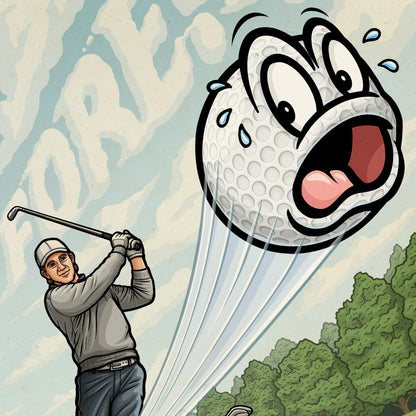 "Par FORE!" Golf Limited Edition Print - Nick Fasnacht Illustration & Design