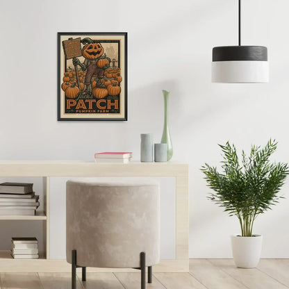 "Jack's Patch Pumpkin Farm" Halloween Print - Nick Fasnacht Illustration & Design