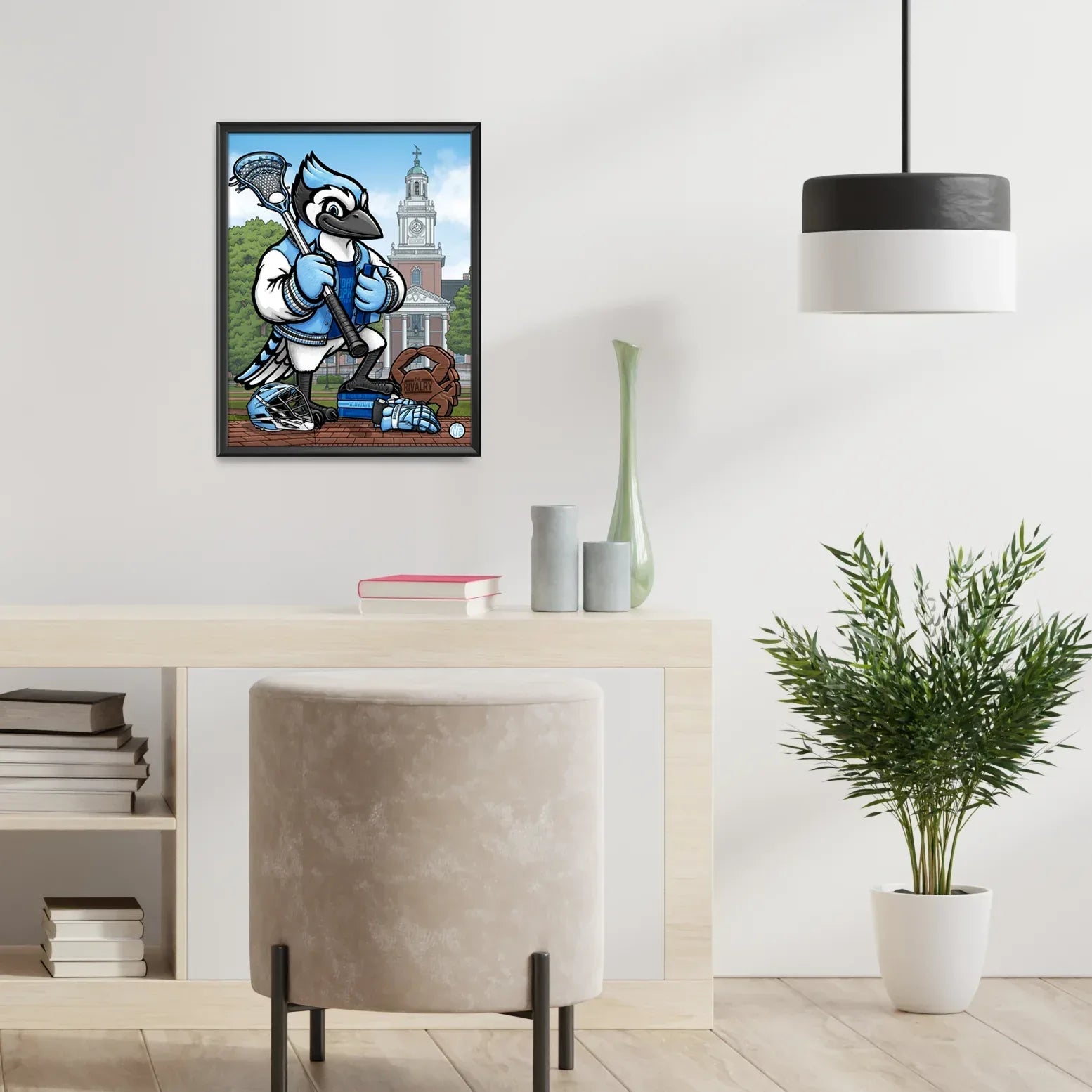 "We Want More!" Johns Hopkins University Limited Edition Print - Nick Fasnacht Illustration & Design