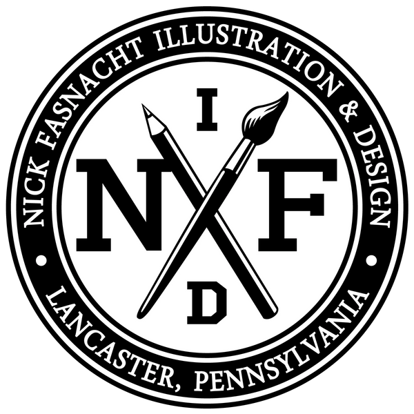 logo - Nick Fasnacht Illustration & Design