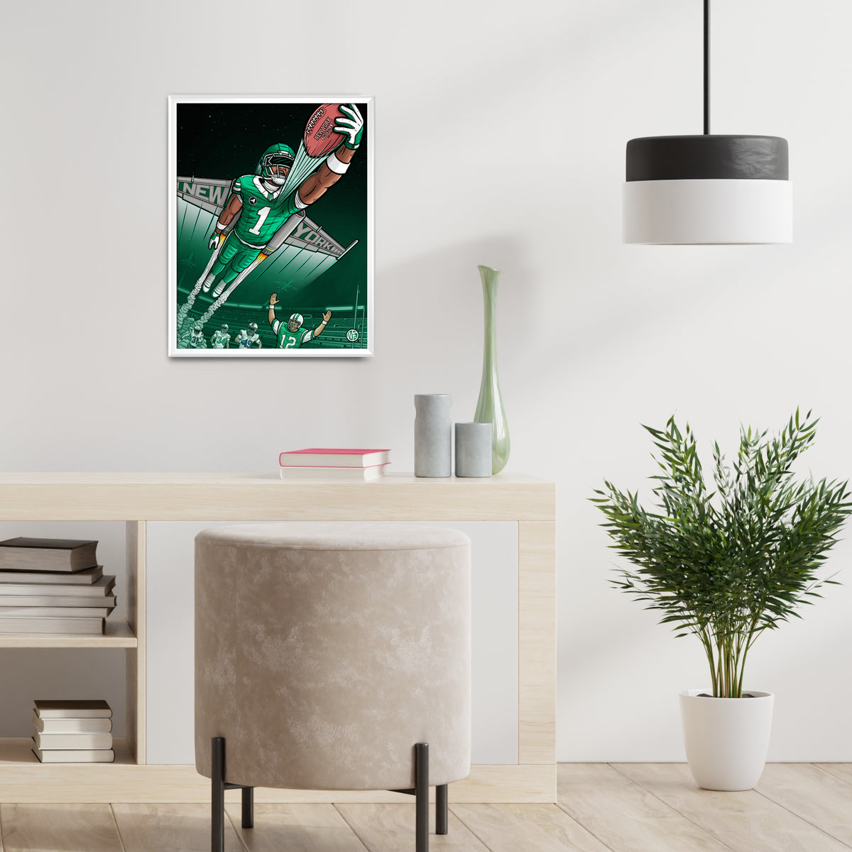 "Liftoff!" New York Football Print