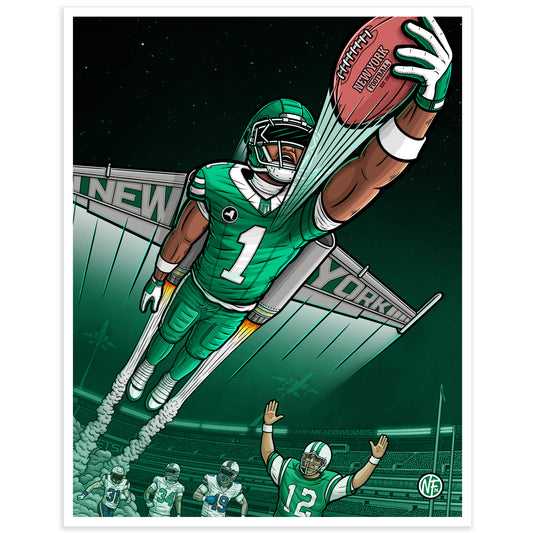 "Liftoff!" New York Football Print