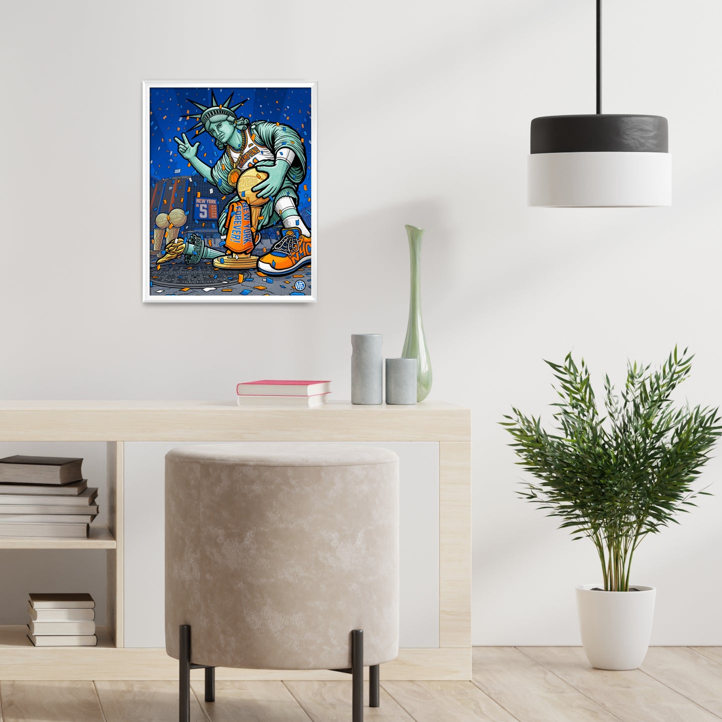 "New York Forever!" New York Basketball Limited Edition Print