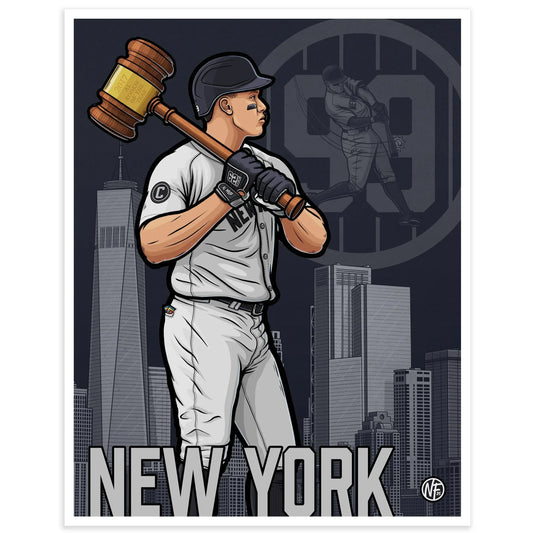 "99" New York Baseball Limited Edition Print - Nick Fasnacht Illustration & Design