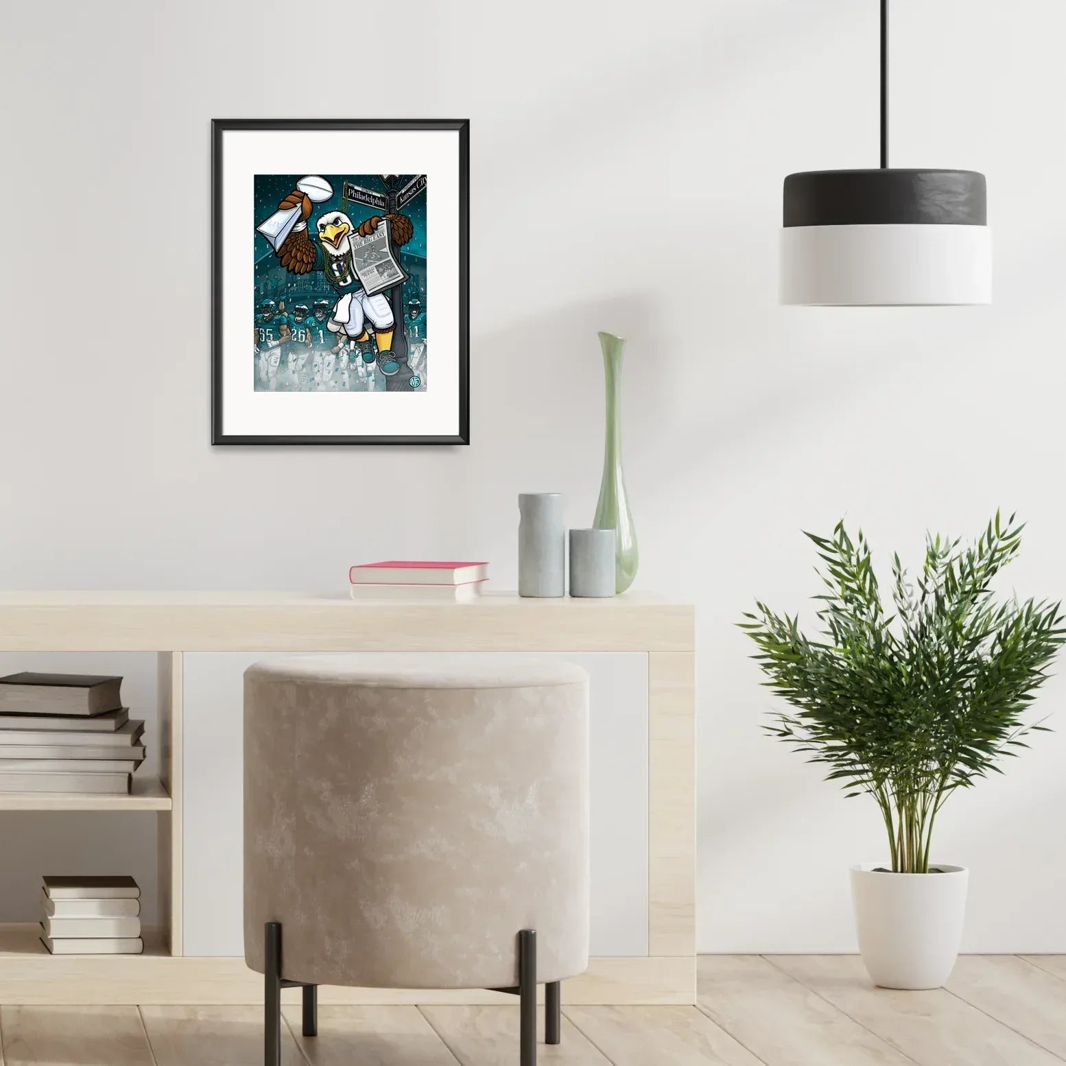 "The Big Easy" Philadelphia Football Print - Nick Fasnacht Illustration & Design