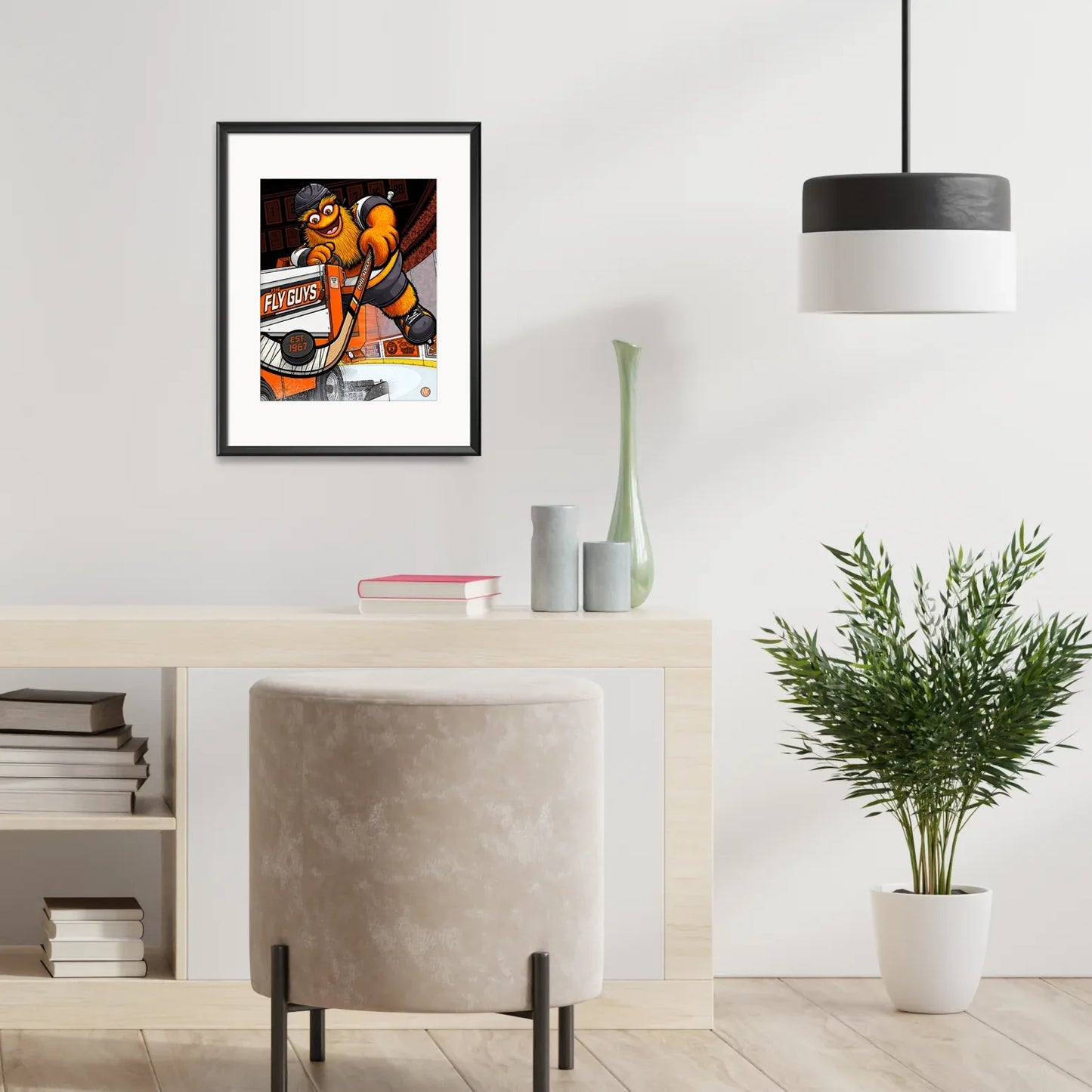 "The Fly Guys" Philadelphia Hockey Limited Edition Print - Nick Fasnacht Illustration & Design