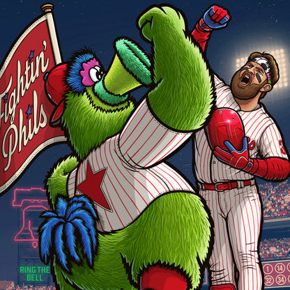 "Ring the Bell" Philadelphia Phillies Limited Edition Print - Nick Fasnacht Illustration & Design