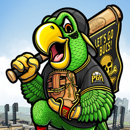 "Let's Go Bucs!" Pittsburgh Baseball Limited Edition Print