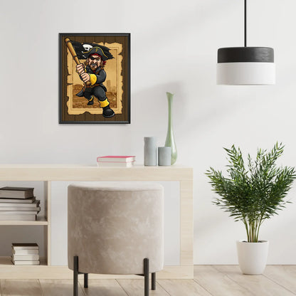 "Raise the Jolly Roger!" Pittsburgh Baseball Limited Edition Print - Nick Fasnacht Illustration & Design