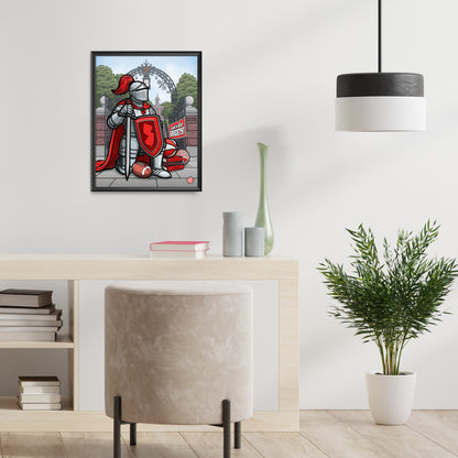 "Let's Go Knights!" Rutgers Limited Edition Print