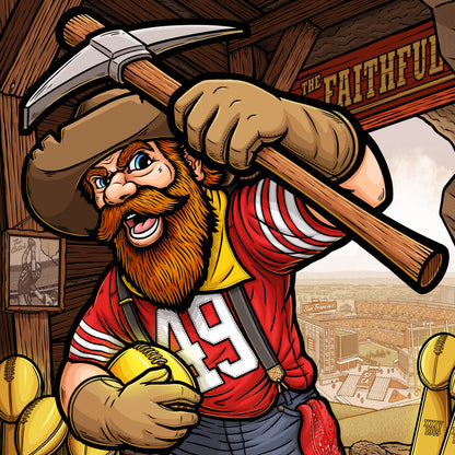 "The Faithful" San Francisco Football Print