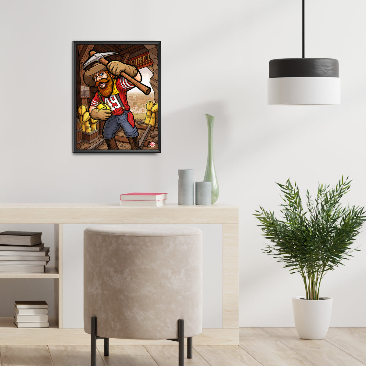 "The Faithful" San Francisco Football Print