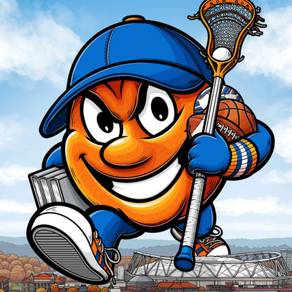 "Orange" Syracuse University Limited Edition Print - Nick Fasnacht Illustration & Design