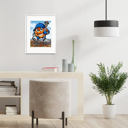 "Orange" Syracuse University Limited Edition Print - Nick Fasnacht Illustration & Design