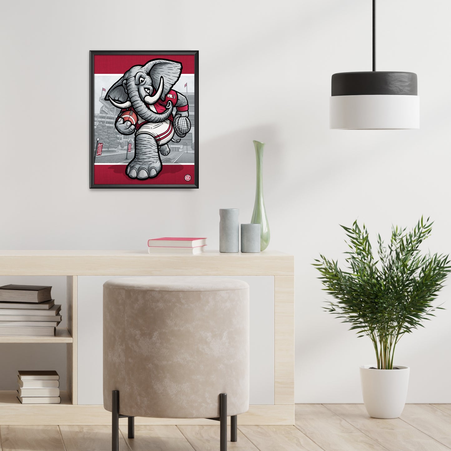 "Roll!" Alabama Football Limited Edition Print
